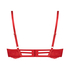 Biustonosz nieusztywniany z fiszbinami Lulu, Czerwony