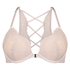 Biustonosz usztywniany z fiszbinami push-up Cardi, Fioletowy
