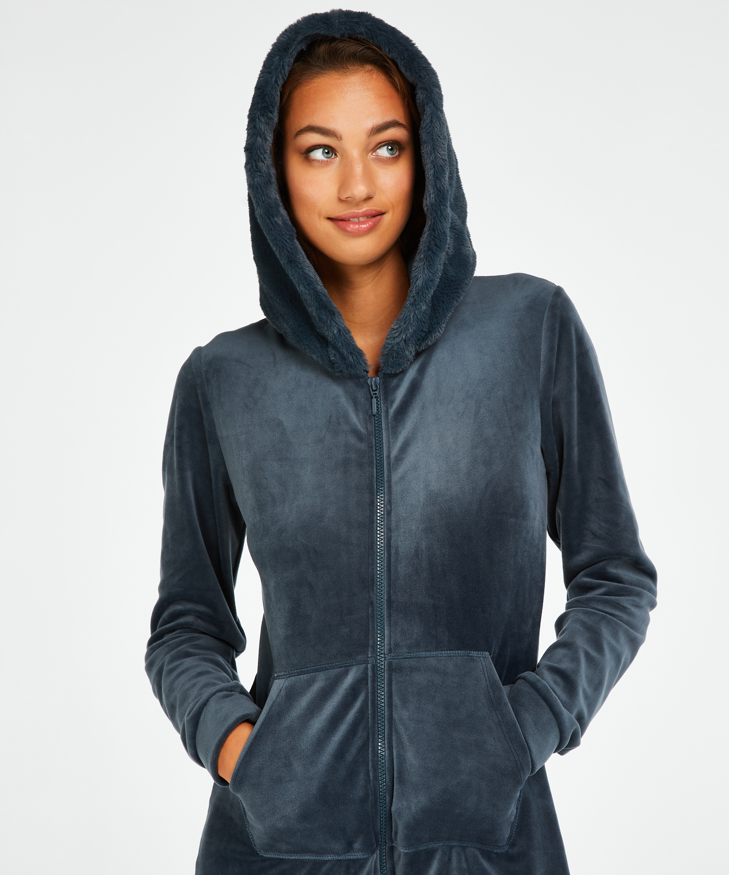 Velvet onesie, Niebieski, main