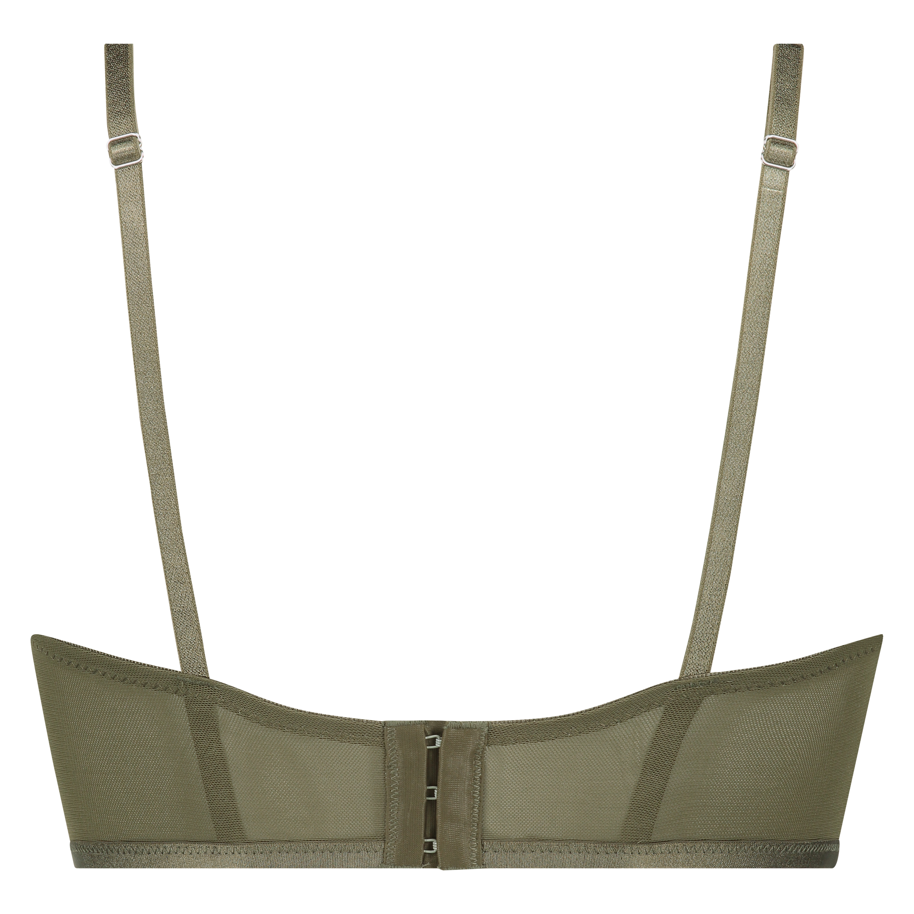 Lilliana Non-Padded Longline Underwired Bra, Zielony, main