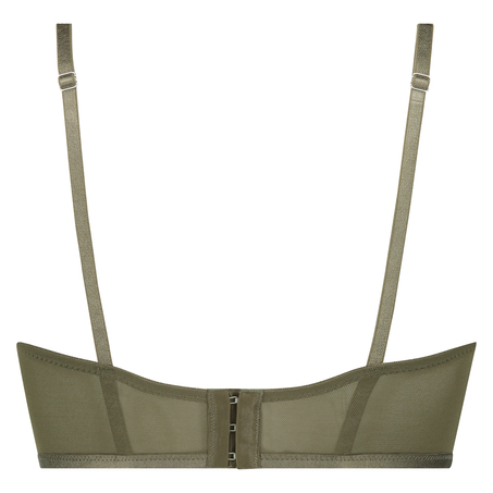 Lilliana Non-Padded Longline Underwired Bra, Zielony