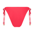 Majtki Bikini Wysoko Krojona Doha, Czerwony
