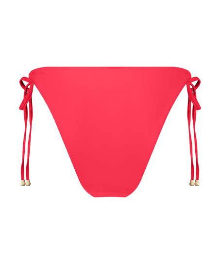 Majtki Bikini Wysoko Krojona Doha, Czerwony