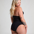 Majtki bikini Rio w muszelki, Czarny