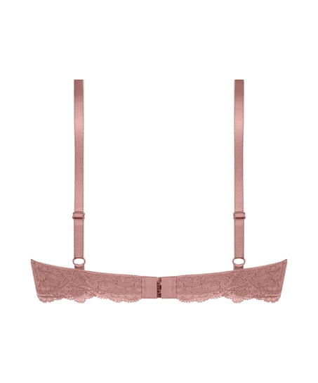 Wyściełany biustonosz push-up z fiszbinami Marine, R&oacute;żowy