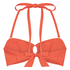 Luksusowy Top Bikini Bandeau z K&oacute;łkiem, Czerwony