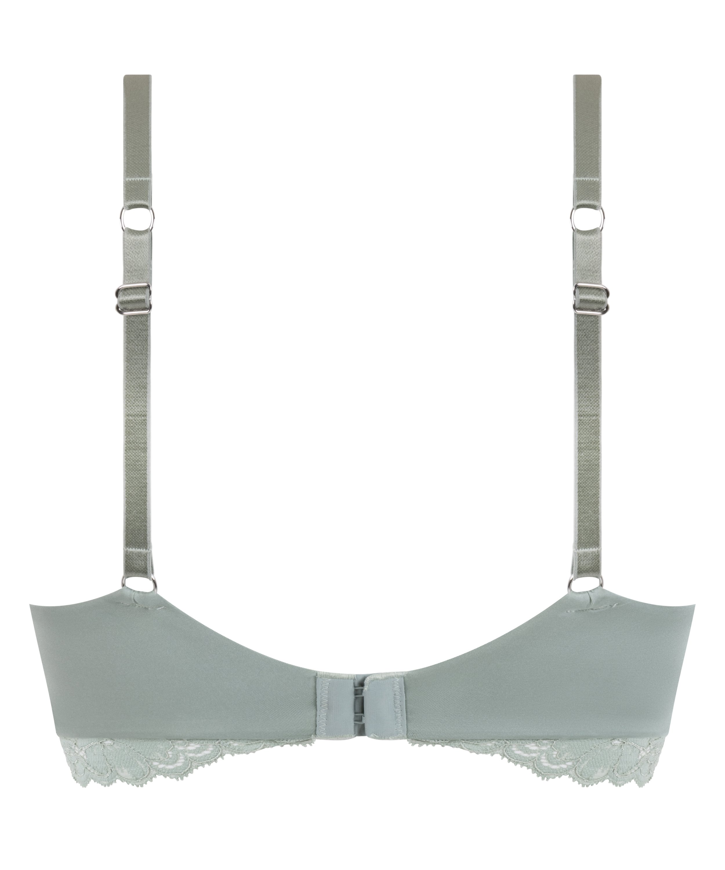 Usztywniony biustonosz bez fiszbin Andrea, Zielony, main