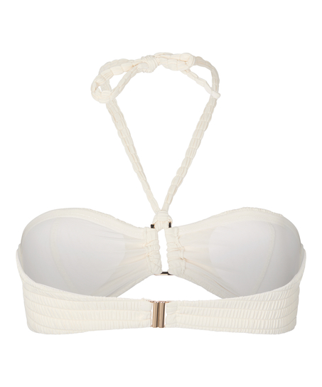 G&oacute;ra od Bikini Bandeau St Kitts, Biały