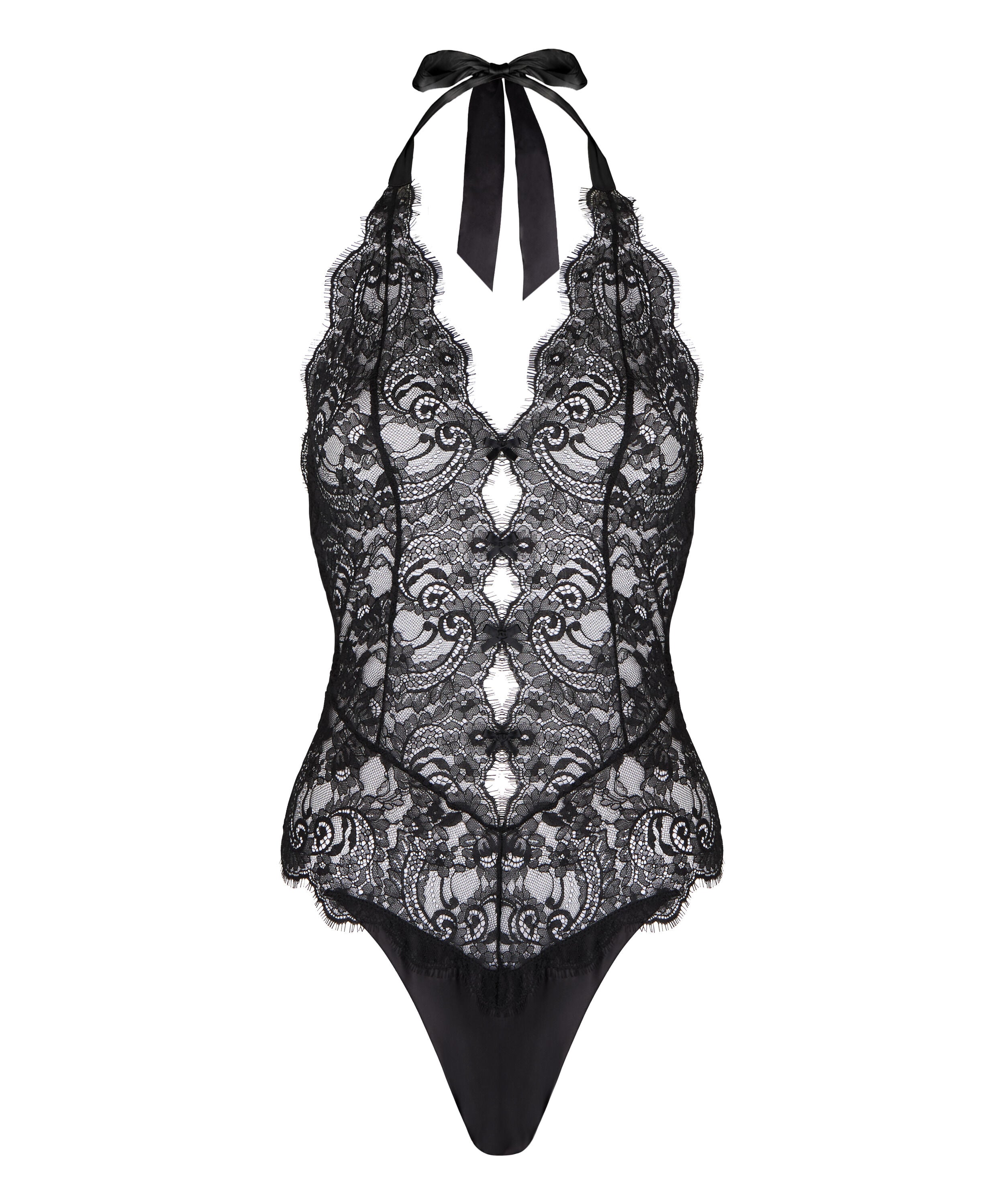 Halter Body Sylvia, Czarny
