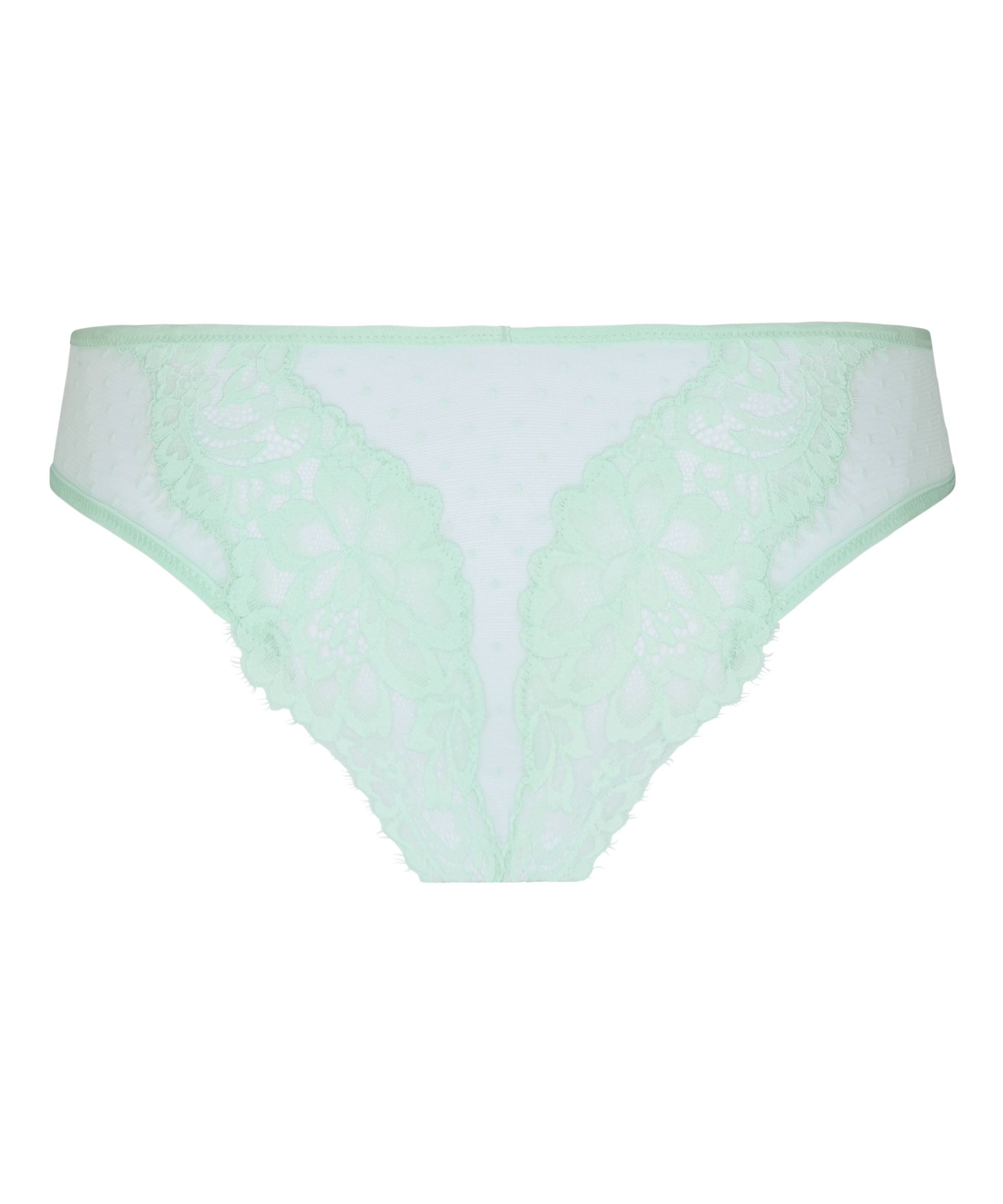Majtki brazylijskie z wysokim wycięciem Harmony, Zielony, main