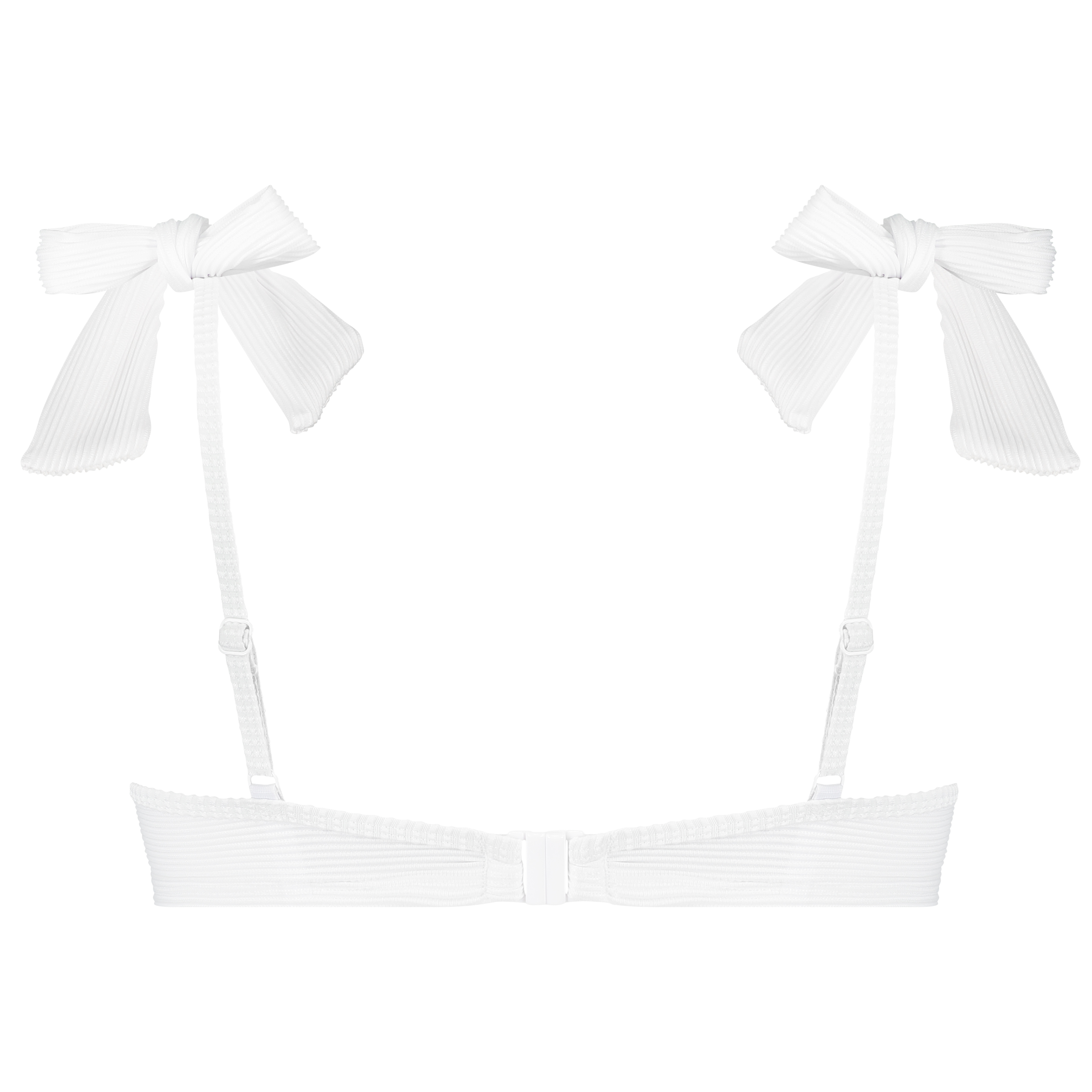 Santorini padded underwired bikini top Vivian Hoorn, Biały, main