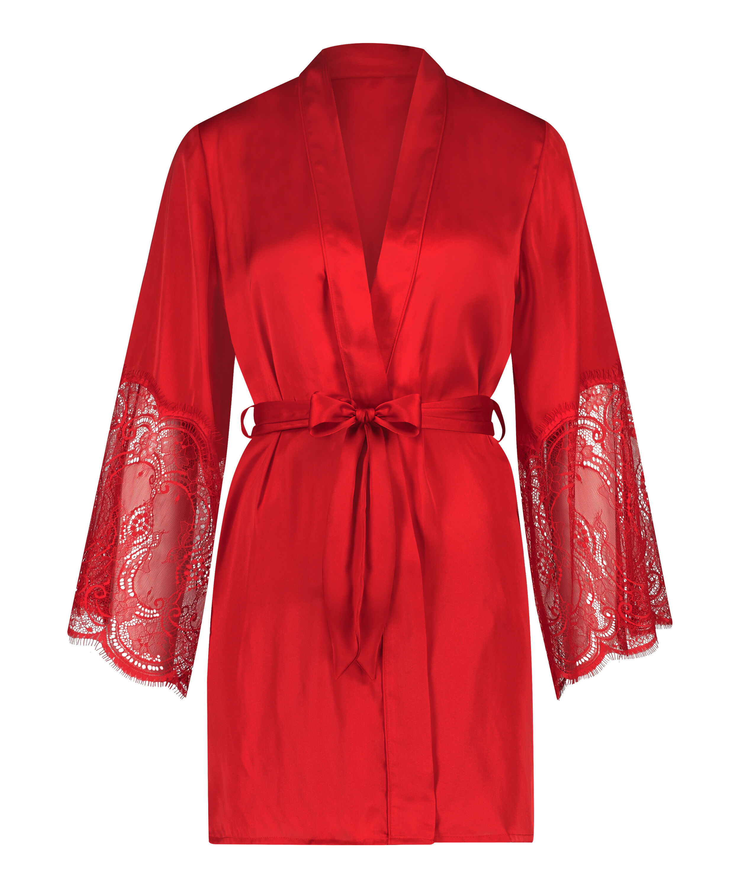 Satynowe kimono, Czerwony