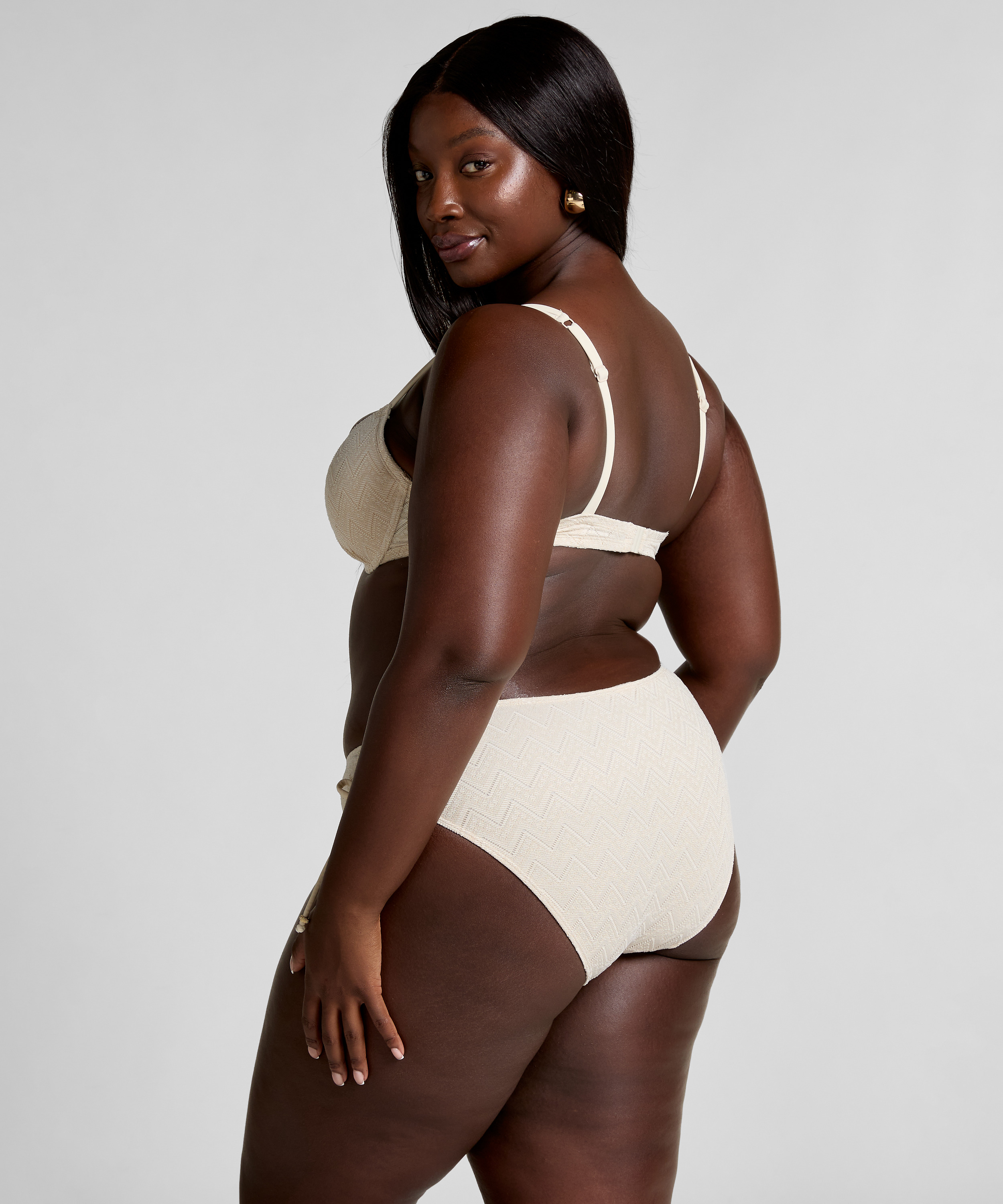 Szydełkowy d&oacute;ł od bikini Crochet, Biały, main