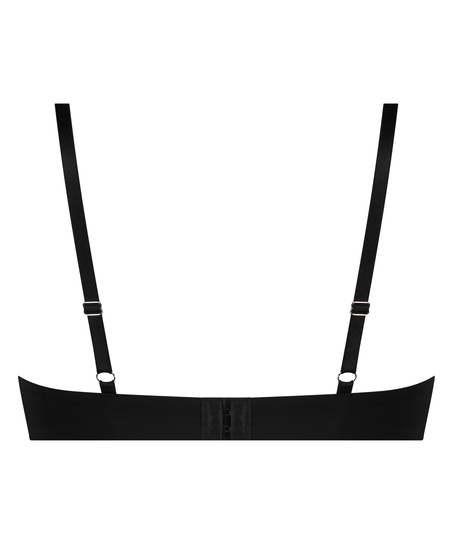 Biustonosz usztywniany z fiszbinami Lea, Czarny