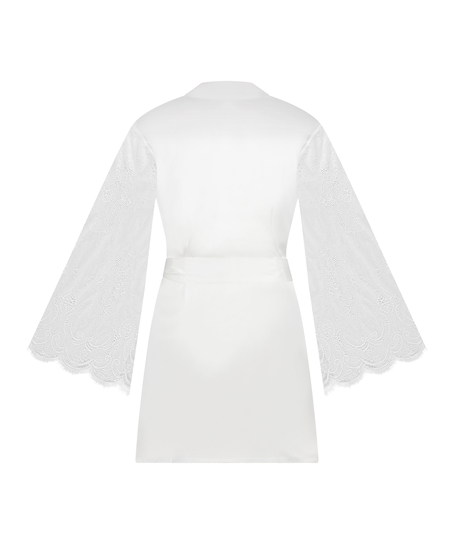 Satynowe kimono, Biały