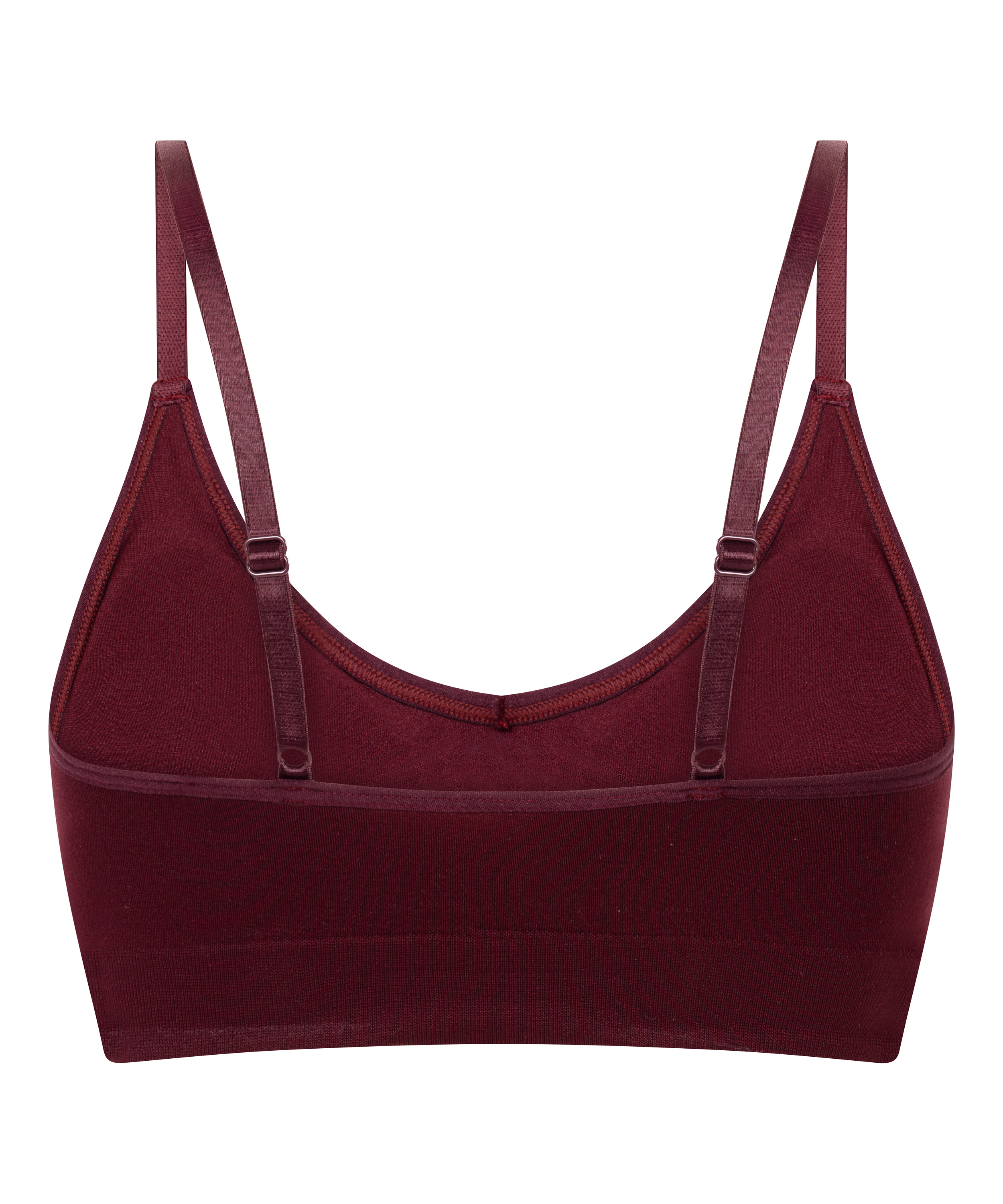 Tr&oacute;jkątny biustonosz bralette Dide, Czerwony, main