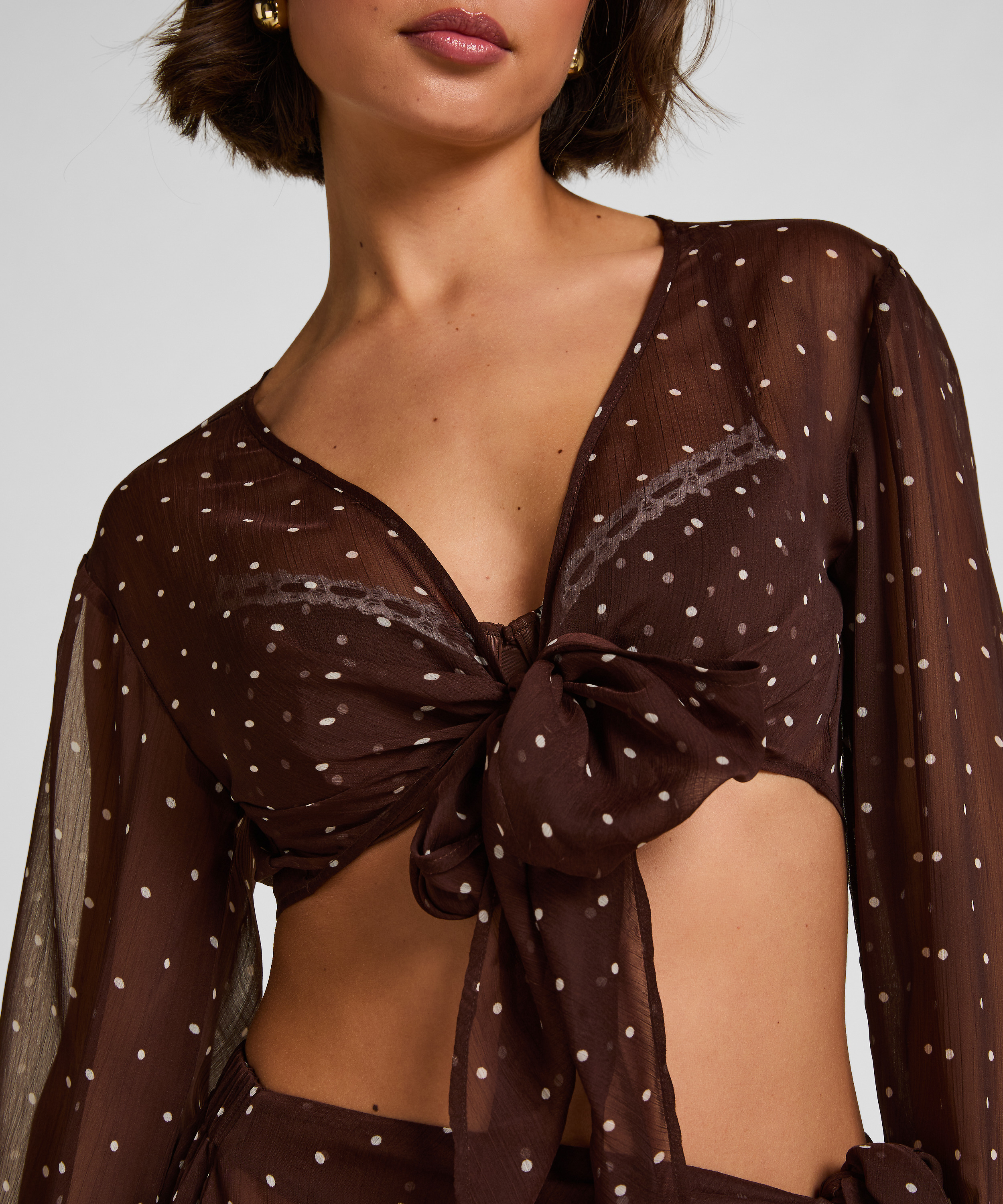 Top Plażowy Algarve, Brązowy, main