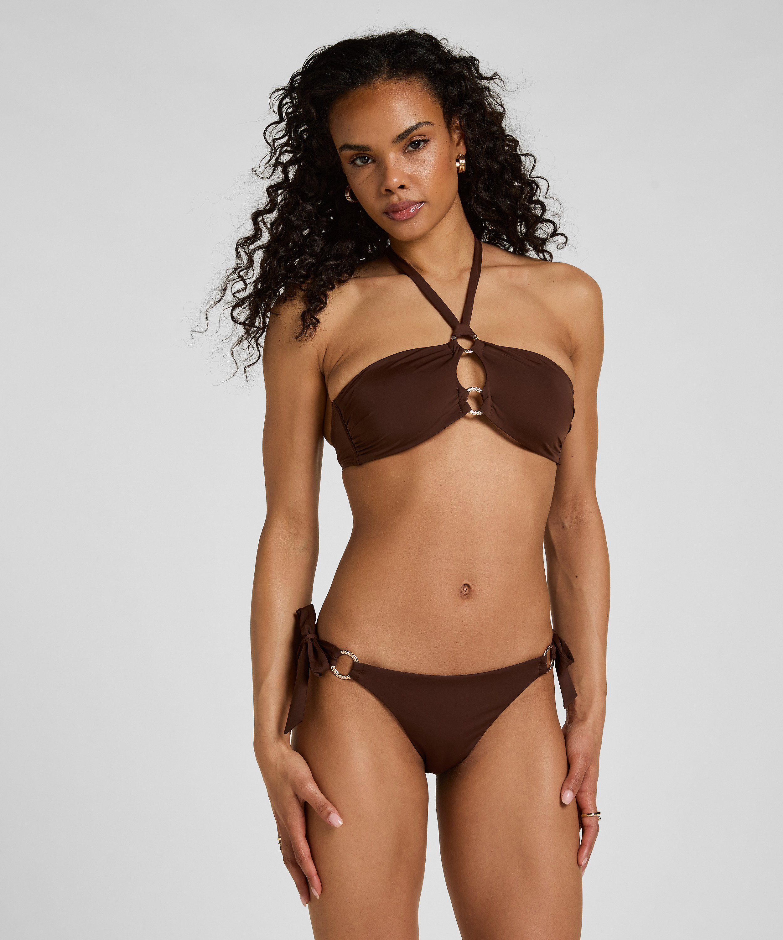 Cheeky D&oacute;ł Bikini Madrid, Brązowy, main