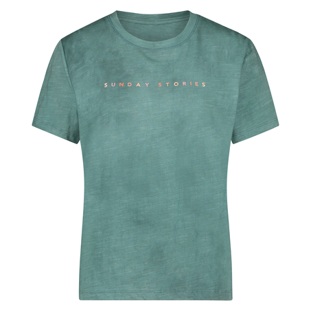 G&oacute;ra od piżamy z kr&oacute;tkim rękawem, Zielony