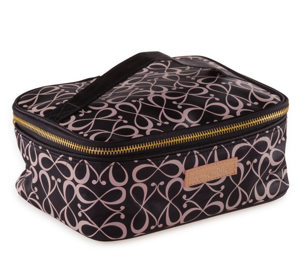 Satin Vanity case Midi, R&oacute;żowy