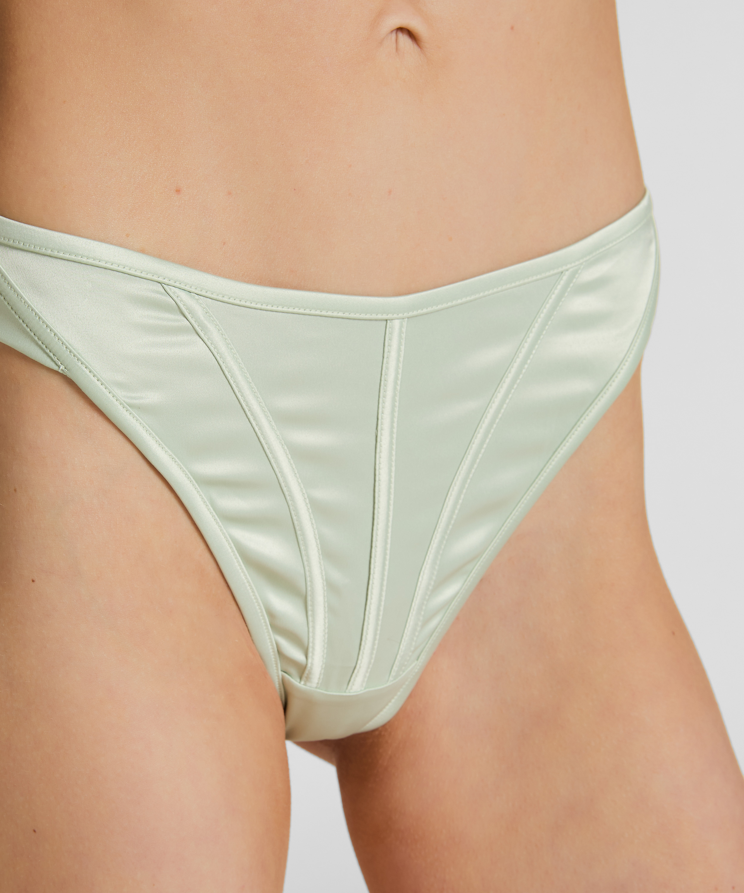 Stringi Highleg Britt, Zielony, main