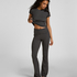 Flared Lounge Pants, Szary