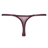 Thong Embroidered, Fioletowy