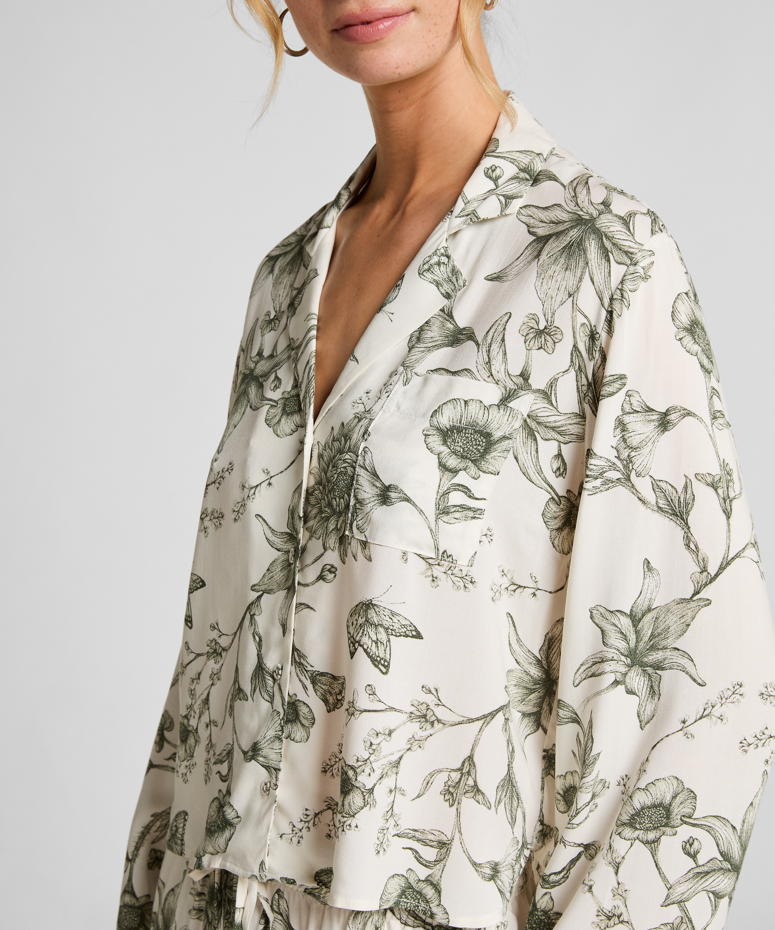 Top piżamowy Storylover, Biały, main