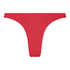 Majtki Bikini Wysoko Krojona Luxe, Czerwony