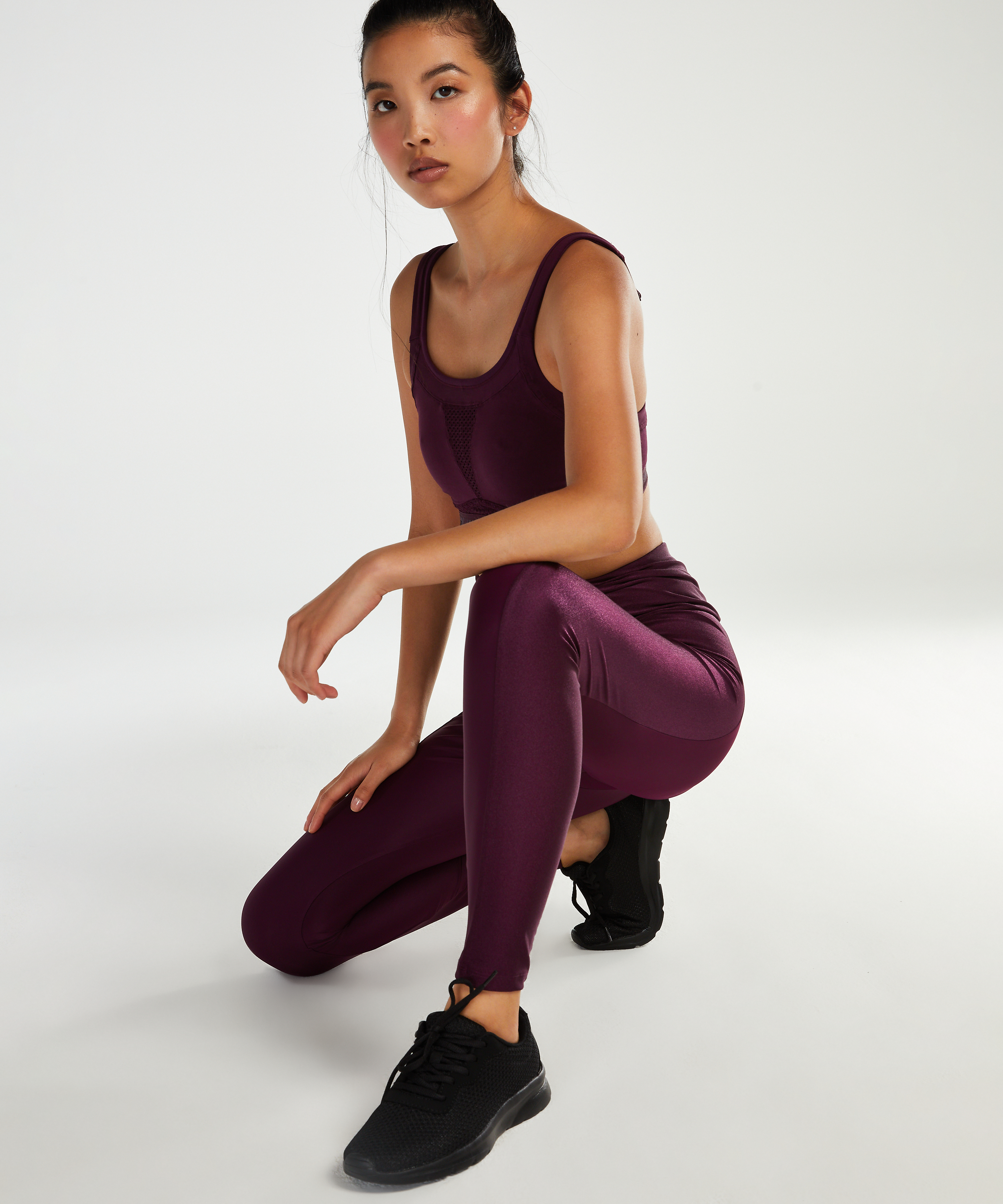 Biustonosz sportowy HKMX Elite Level 3, Fioletowy, main