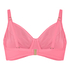 Nieusztywniona g&oacute;ra od bikini z fiszbinami Luxe, R&oacute;żowy