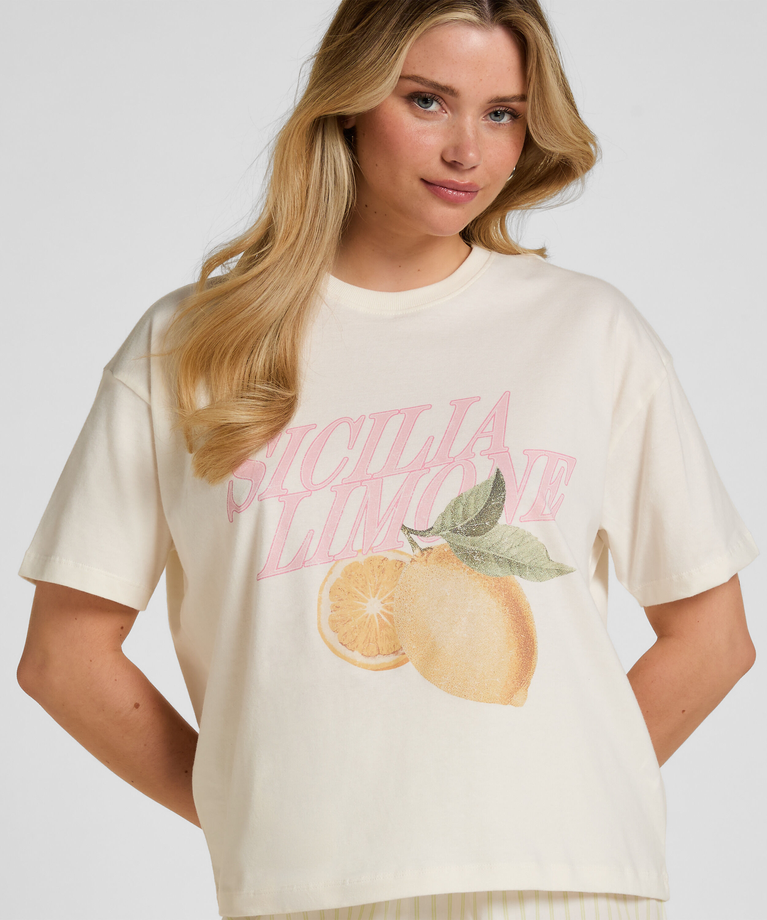 T-shirt z Nadrukiem, Biały