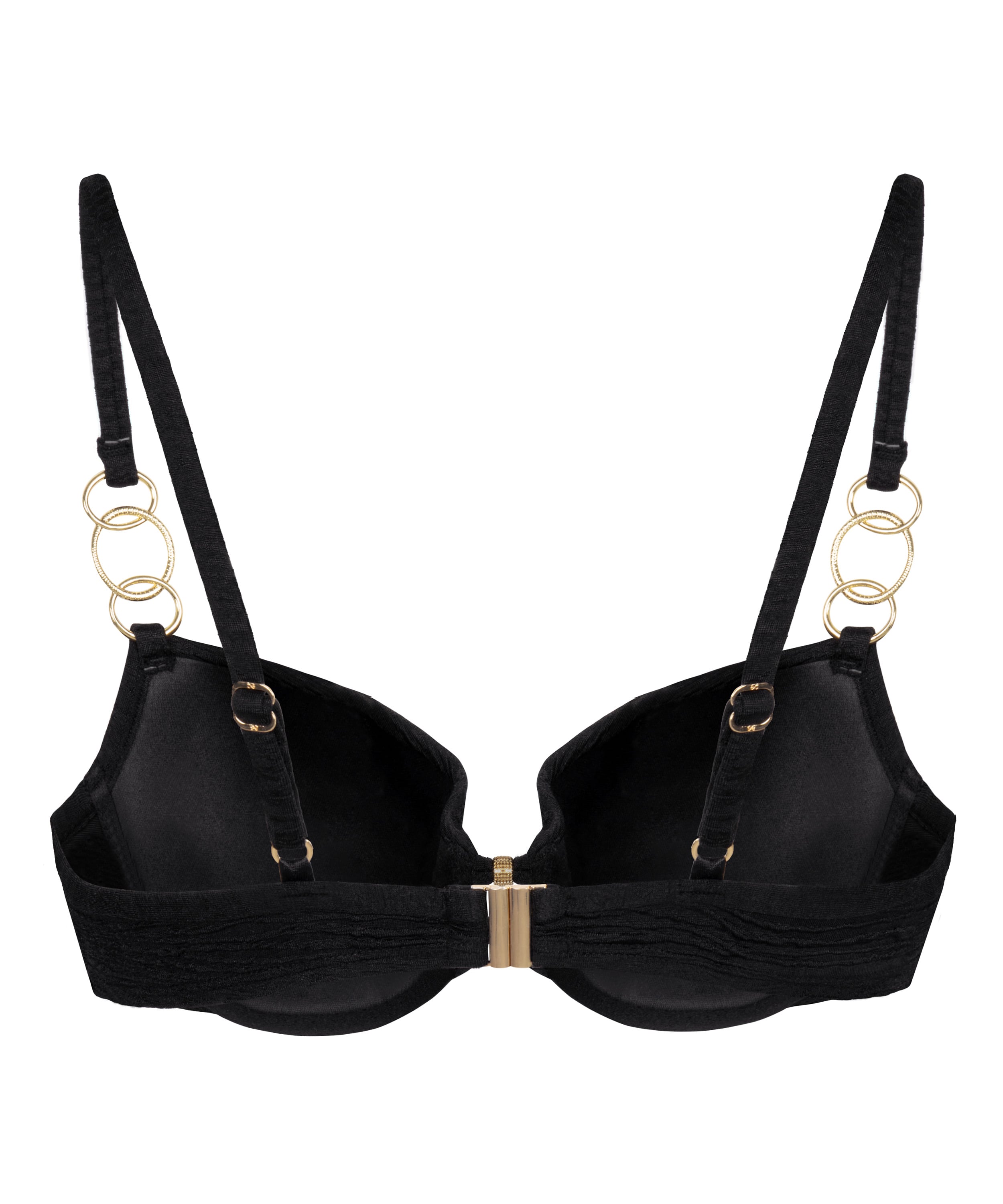 Biustonosz bikini z usztywnieniem Bahamas, Czarny, main