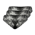 Brazyliany Lace Back, Czarny