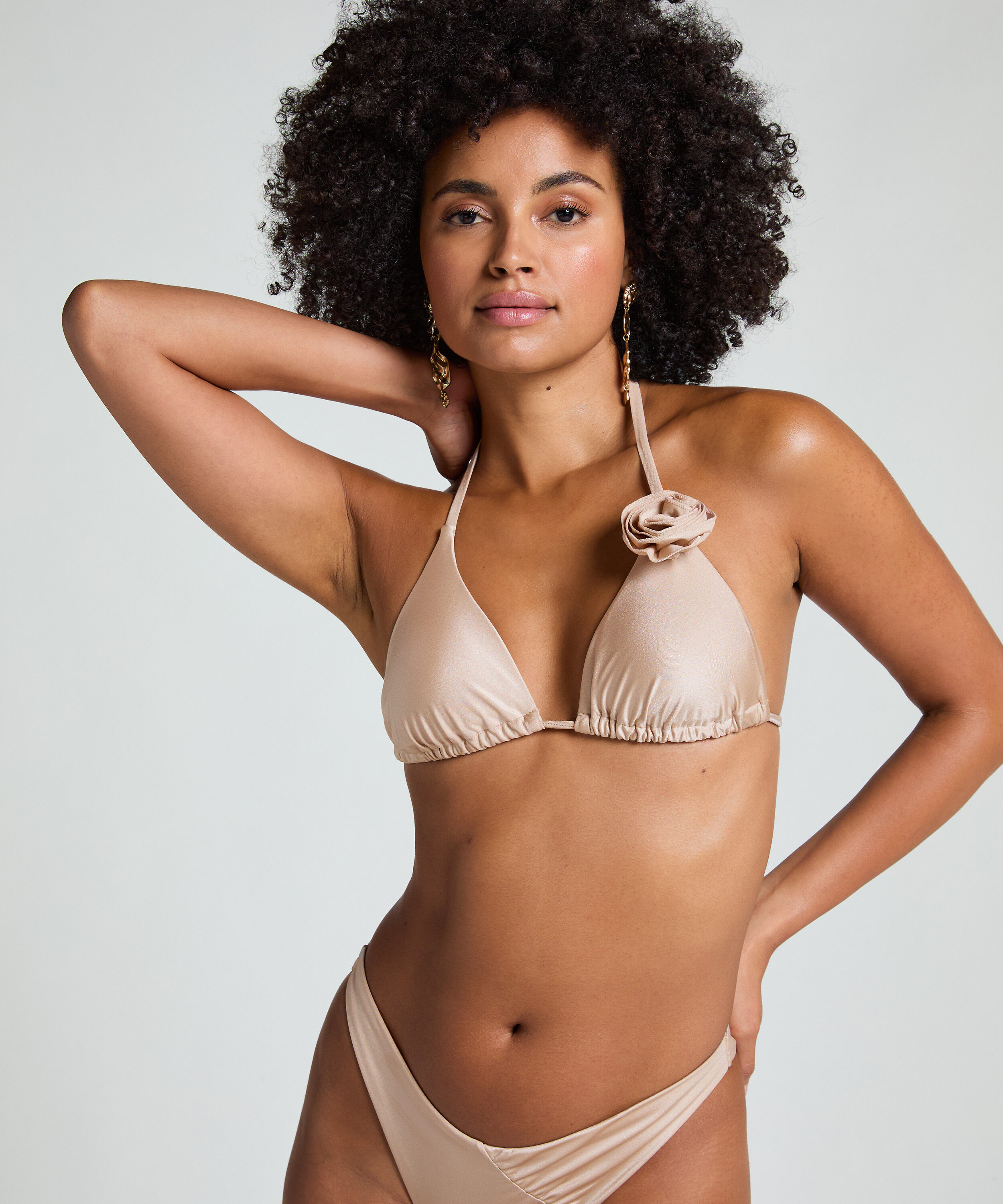 Top od bikini Lima, Beżowy