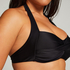 G&oacute;ra od bikini typu bandeau Luxe, Czarny
