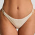 Majtki Bikini Crochet, Biały