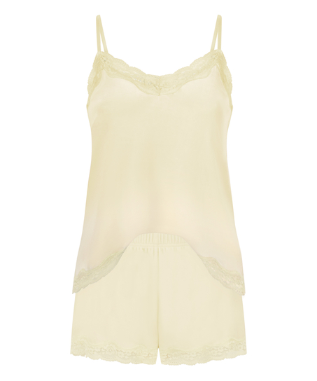 Welurowa piżama, Ż&oacute;łty