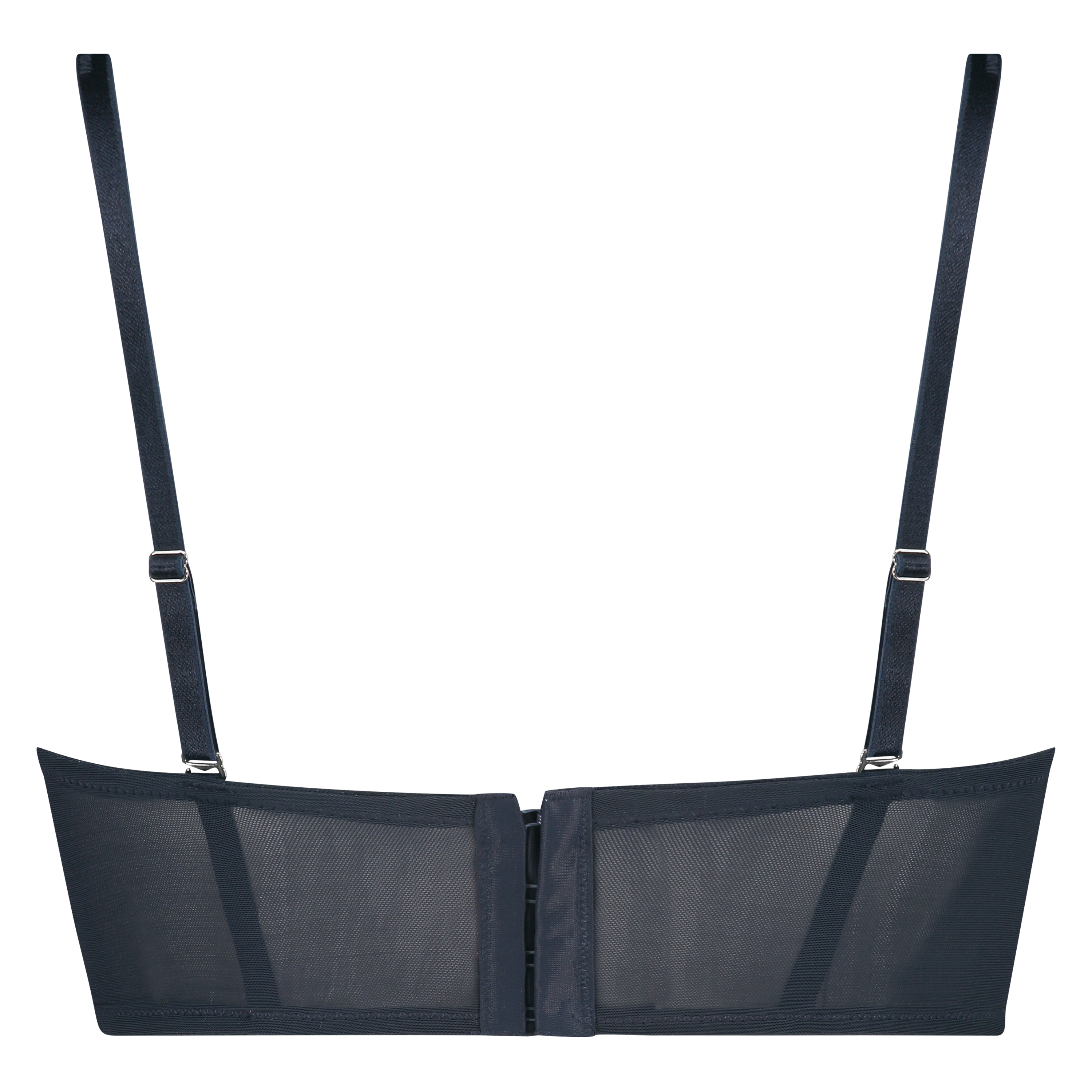 Amora Padded Longline Underwired Bra, Niebieski, main