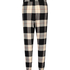Petite Twill Check Pyjama pants, Czarny