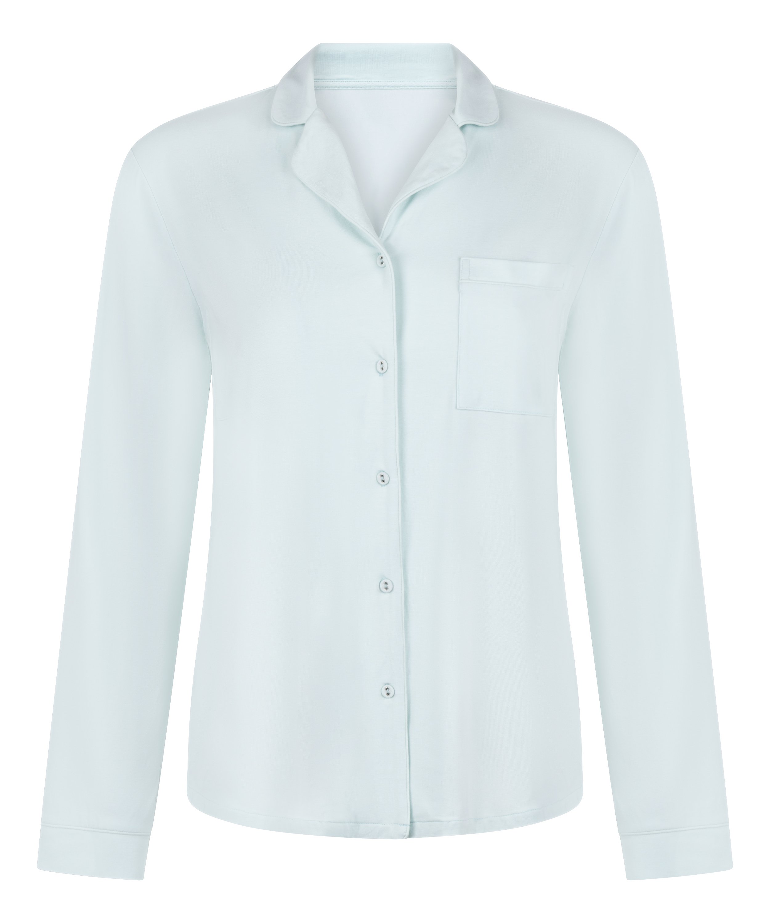 Narzutka Essential z dżerseju z długim rękawem, Niebieski, main