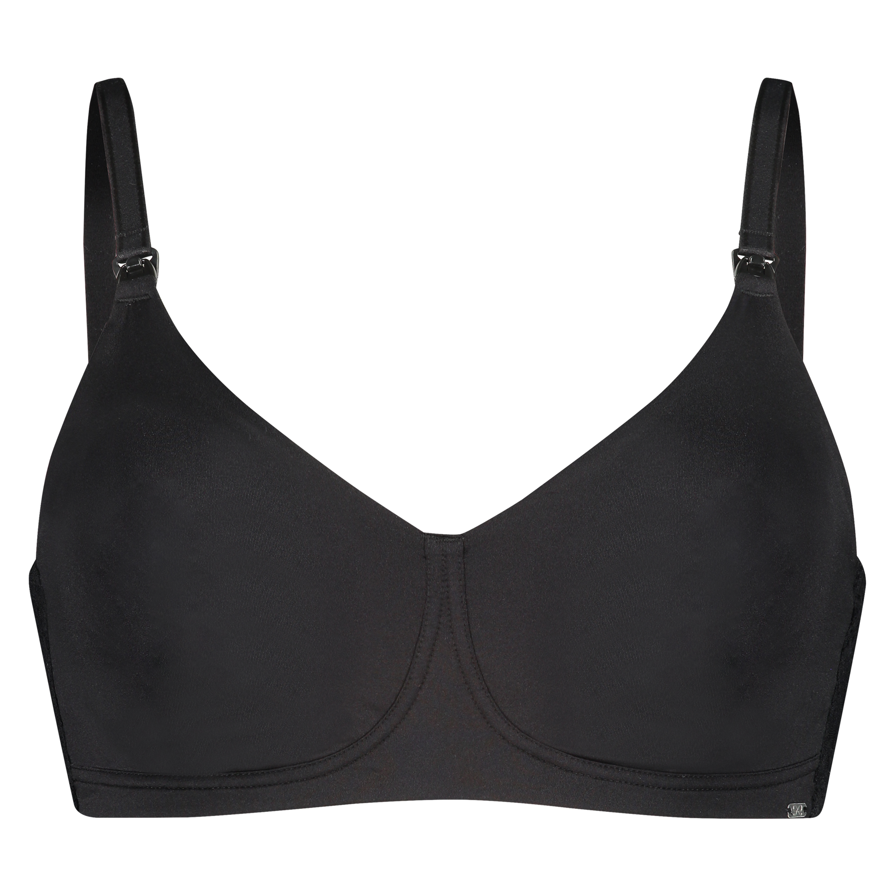 Alisa Non-Padded Nursing Bra, Czarny, main