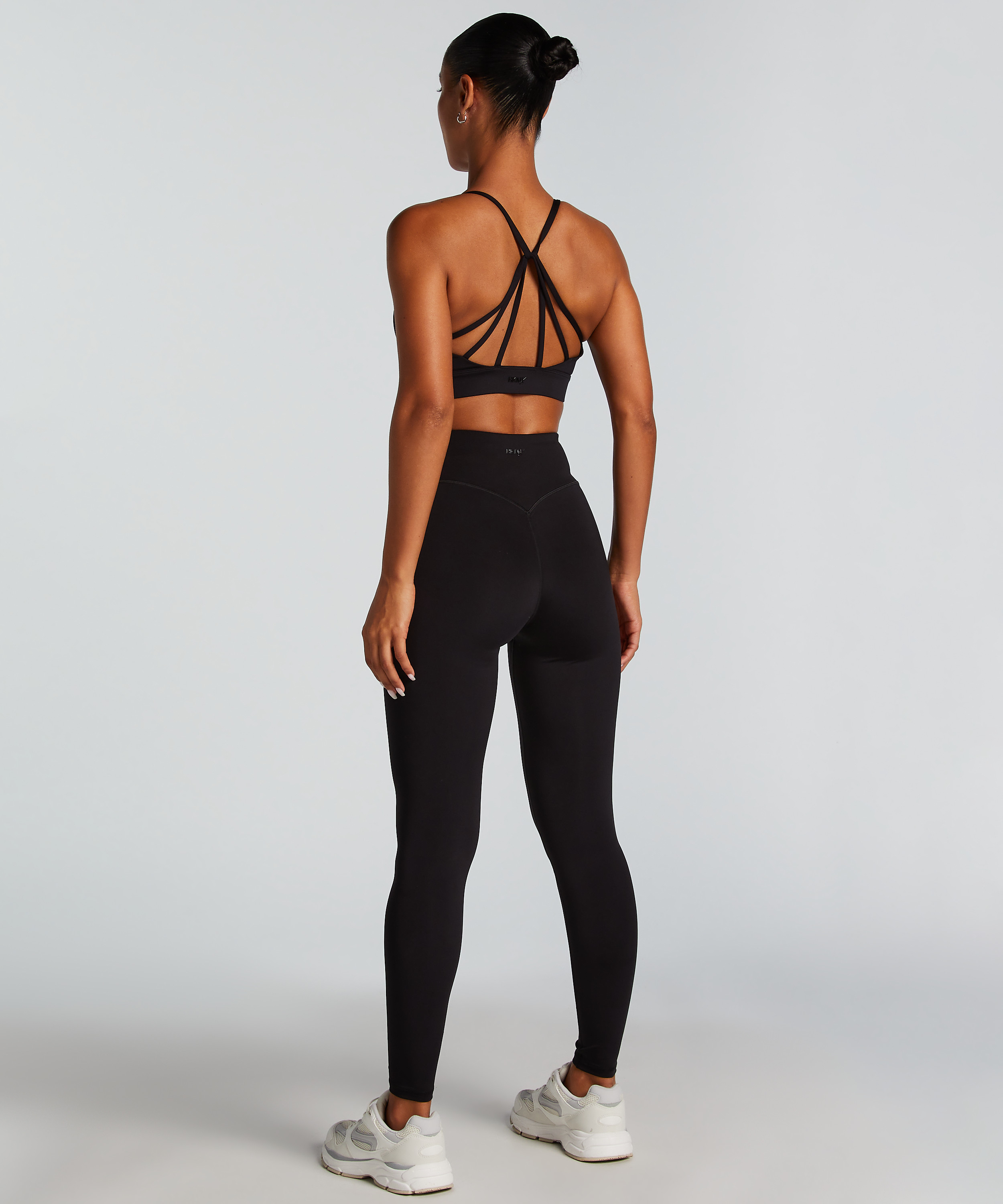 HKMX  Stanik sportowy poziom 1, Czarny, main