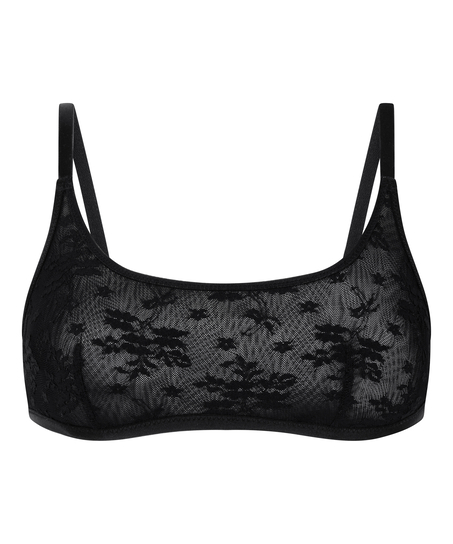 Biustonosz bralette Darcy, Czarny