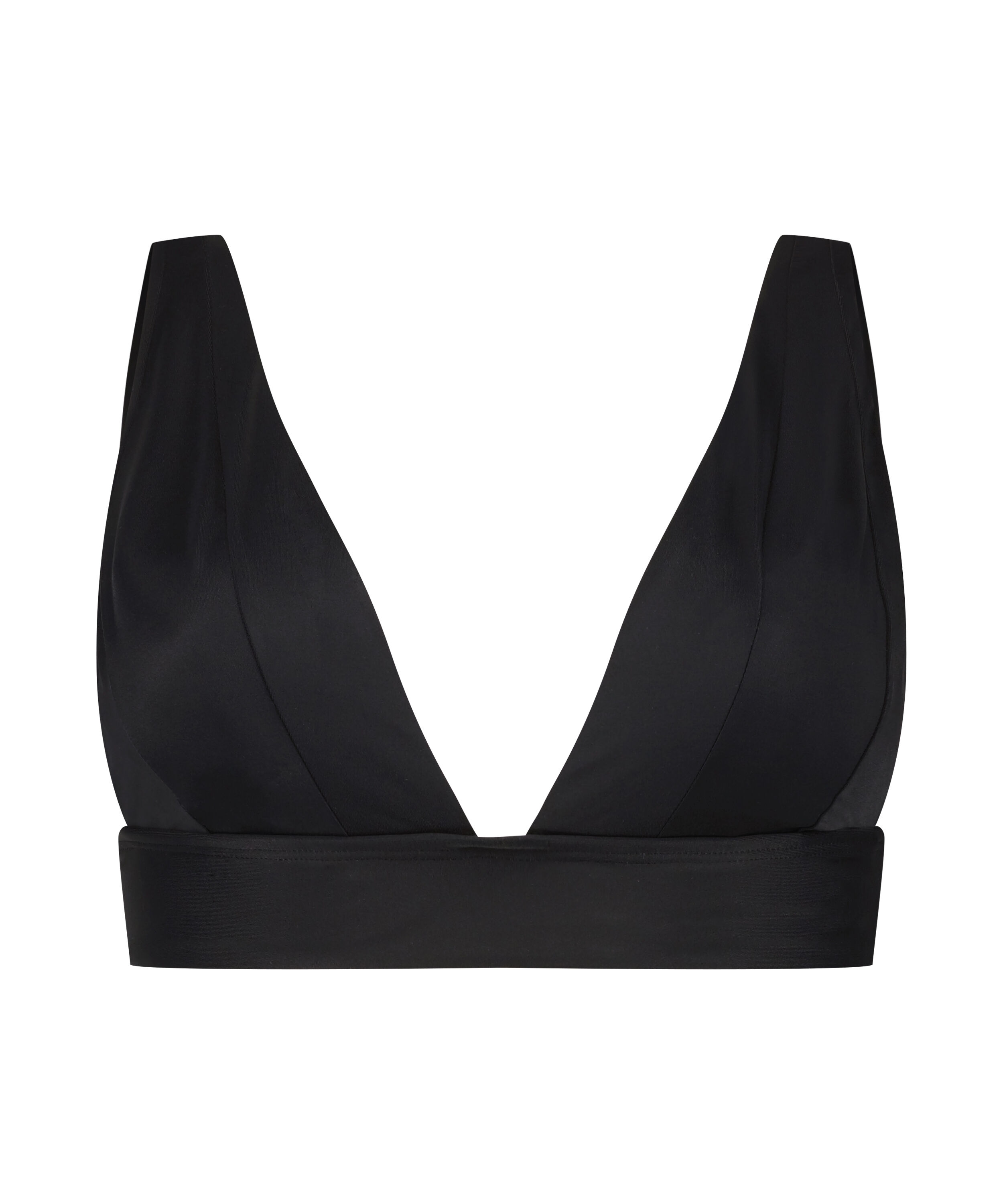 G&oacute;ra od bikini typu tr&oacute;jkąt Luxe, Czarny