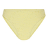 Szydełkowy d&oacute;ł od bikini Crochet, Ż&oacute;łty