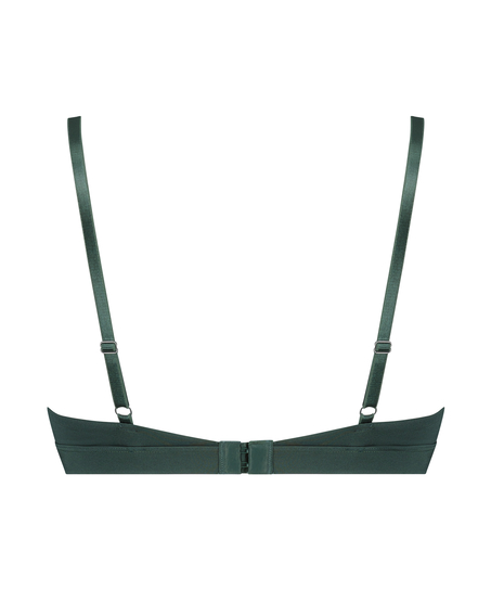 Biustonosz usztywniany bez fiszbin Alexa, Zielony