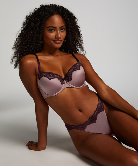 Stringi Lace & Shine, Fioletowy