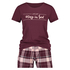 Short pyjamas set, Czerwony