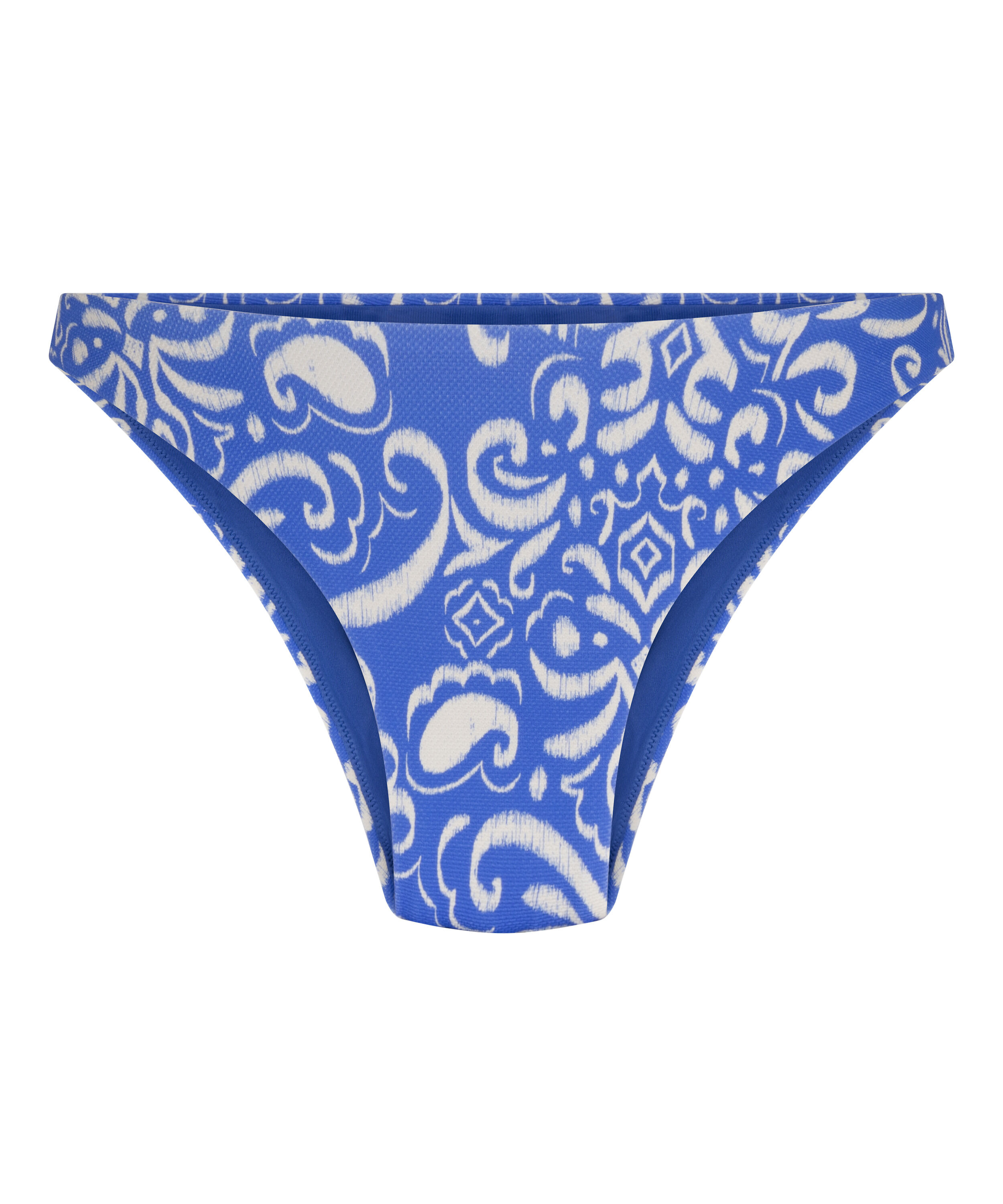 D&oacute;ł od bikini z wysokim wycięciem Cancun, Niebieski